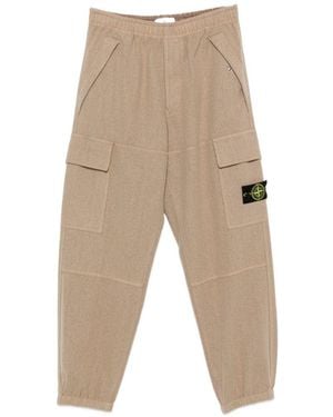 Stone Island Cargo Trousers - Natural