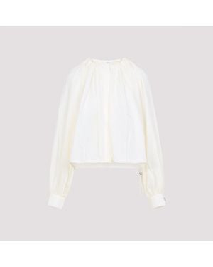 Co. Milk Gathered Shirt - White