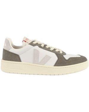 Veja V 82 Leath Ex Weiß Natur Kaki