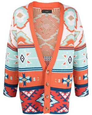 Alanui Cardigan Desert Road Aus Jacquard - Rot