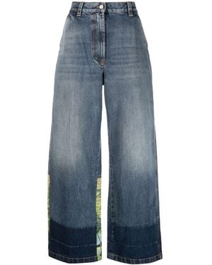 Palm Angels Palms Sunrise Baggy Jeans - Blue