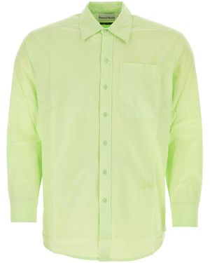 House Of Sunny Acid Poplin Vito Shirt - Green