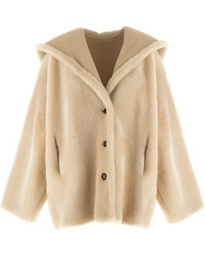 Alberta Ferretti Reversible Sheepskin - Natural