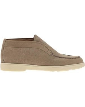 Santoni Desert Boot in Nubuck - Braun