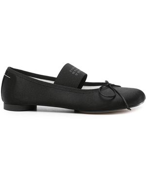 MM6 by Maison Martin Margiela Atomic Ballet Flats - Nero