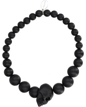 McQueen Bracciale "Skull" - Black