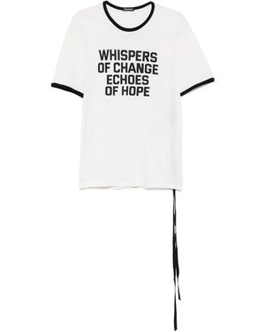 Ann Demeulemeester Aimar T-Shirt - Weiß