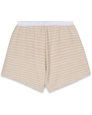 Balmain Knit Shorts - Natural