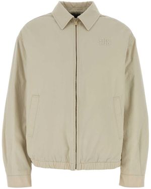 Miu Miu Ivory Cotton Jacket By - Natural