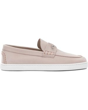 Christian Louboutin Mocassins et Pantoufles - Blanc