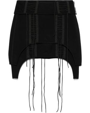 Helmut Lang Aviator Skirt.Af Vis Clothing - Black