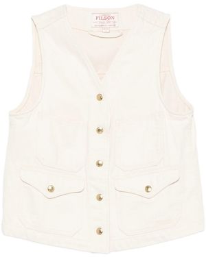 Filson W's Archive Cruiser Vest - White