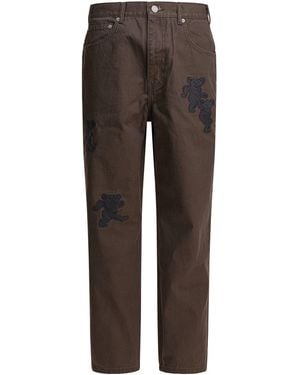 thisisneverthat Gd Dancing Bears Trousers Marrone-Uomo - Grigio