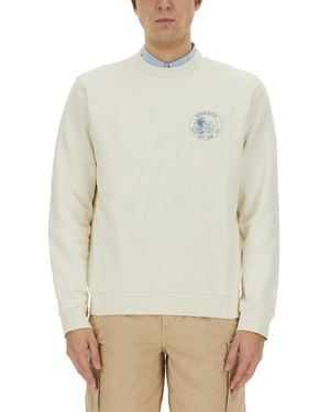 Woolrich Crew Neck Sweatshirts - White