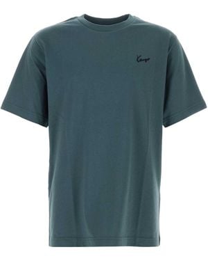 KENZO Air Force Cotton T Shirt - Green