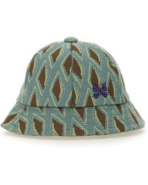 Needles Hat With Print - Green