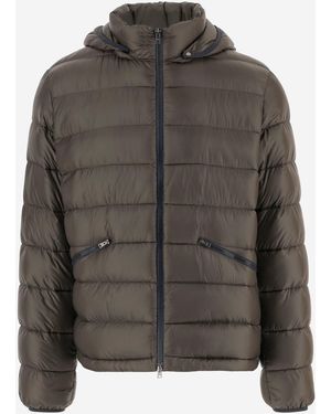 Herno Nylon hat die Jacke gepolstert - Grau