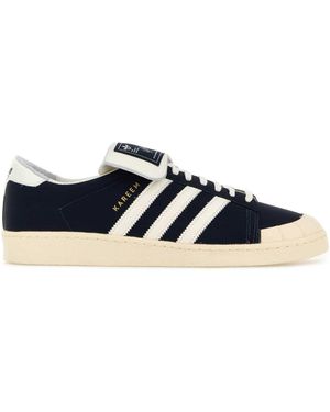 ADIDAS X WILLY CHAVARRIA Midnight Leather Jabbar Trainers - Blue