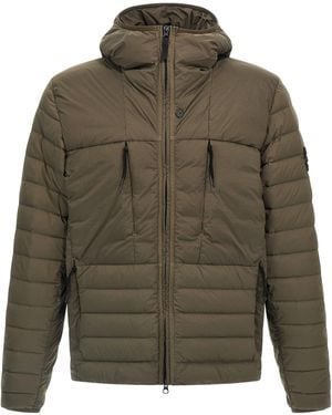 Stone Island 'Seamless Tunnel Nylon Down-Tc' Down Jacket - Grün