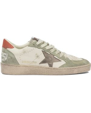 Golden Goose "Ball Star" Low Trainers - Green
