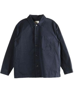 Saint Laurent 'Downtown' Overshirt - Blue