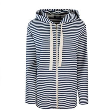 Max Mara Felpa Con Cappuccio - Blue
