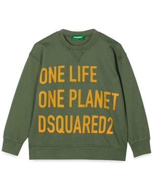 DSquared² One Life One Planet Sweatshirt Unisex - Green