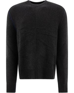 Burberry Cashmere Sweater Knitwear Grey - Nero
