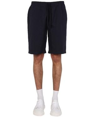 Universal Works Fleece Bermuda - Blue
