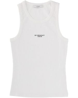 Givenchy Tank Top With Logo - White