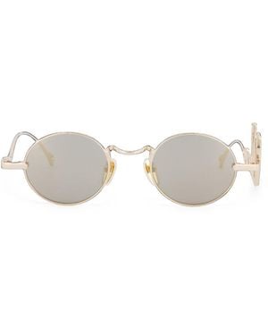 Chloé Sonnenbrille Mit Rundem Gestell - Weiß