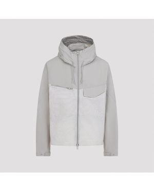 Y-3 Hooded Utility Jacket - Grau