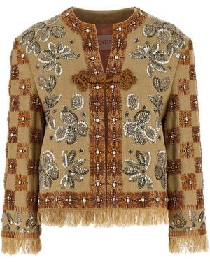 Valentino Garavani Blazer Borduursel - Metallic