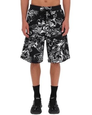 Versace Jeans Couture Short Pocelain Baroque - Black