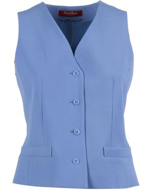 Max Mara Gilet Madia - Blue