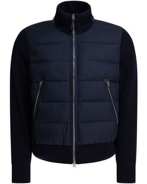 Tom Ford Korte Donsjas Van Nylon En Wol - Blauw