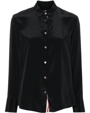 Paul Smith Satin Shirt - Black