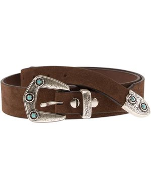 Alberto Luti Burnt Belt - Brown
