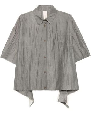 SOH Blusa De Mezcla De Algodón - Gris