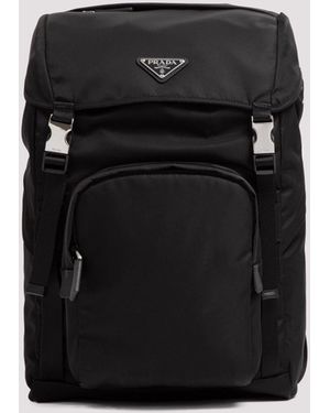 Prada Nylon-Rucksack - Schwarz