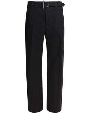 McQueen Polyamide Trousers Cotton - Black