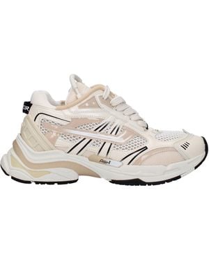 Ash Sneakers Racen Dames Stof Beige/roze - Wit