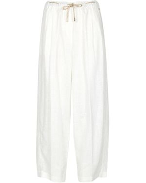 Herno Pants - White