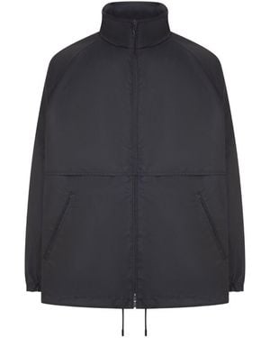 Saint Laurent Zipped Blouson Jacket - Blue