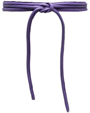 FURLING BY GIANI Leather Belt - Blue