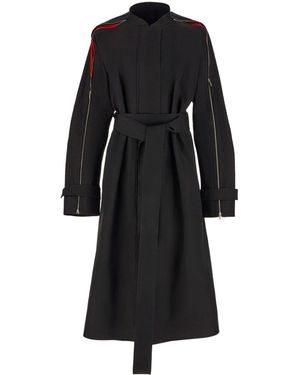 Ferragamo Trenchcoat Mit Reißverschluss - Schwarz
