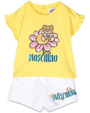 Moschino T-Shirt And Shorts Set - White