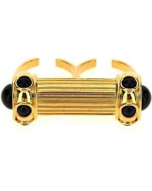 指輪・リング TOM FORD Cabochons ring Gold BRASS AND CRYSTAL CABOCHONS RING | Tom Ford Fashion