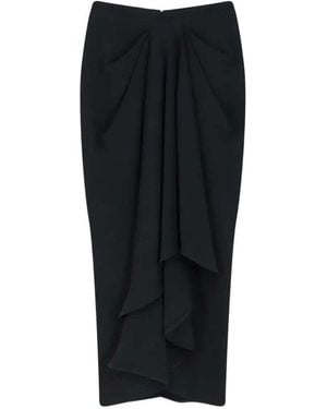 Givenchy Draped Skirt - Black