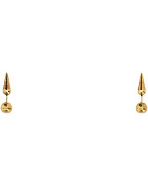 Jil Sander Metal Earrings - White